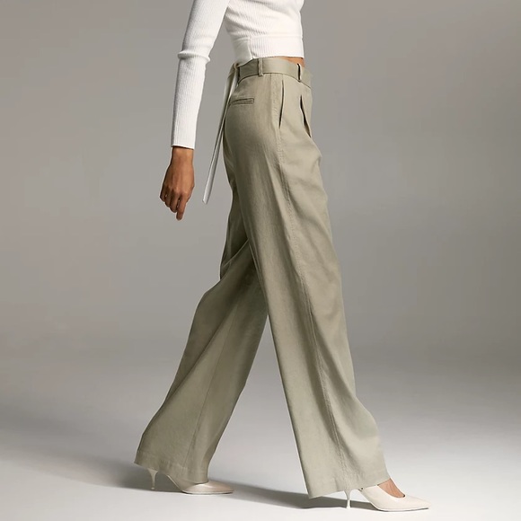 Babaton Sadiki Linen Pants Size 8 - Picture 2 of 10